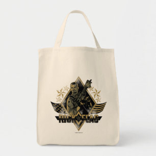 Suicide Squad Rick Flag Abzeichen Tragetasche