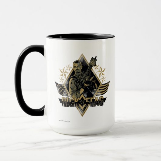Suicide Squad | Rick Flag Badge Tasse (Links)