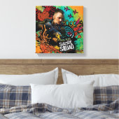 Suicide Squad | Rick Flag Character Graffiti Leinwanddruck (Insitu (Schlafzimmer))