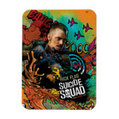 Suicide Squad | Rick Flag Character Graffiti Magnet (Vertikal)