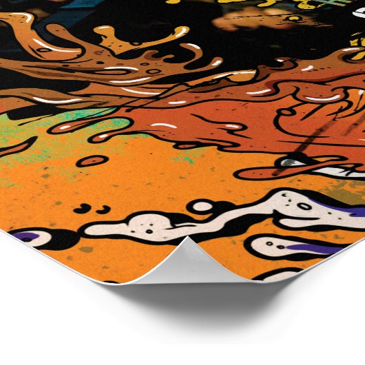 Suicide Squad | Rick Flag Character Graffiti Poster (Ecke)