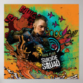 Suicide Squad | Rick Flag Character Graffiti Poster (Vorne)