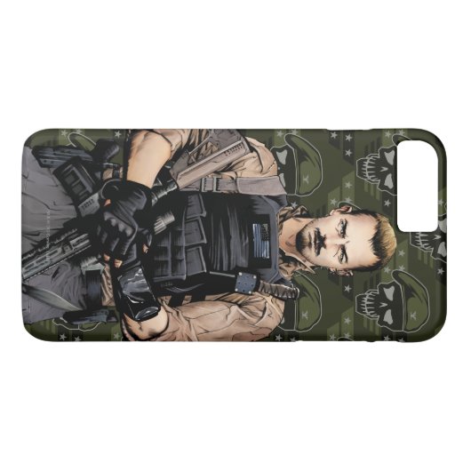 Suicide Squad | Rick Flag Comic Book Art Case-Mate iPhone Hülle (Rückseite (Horizontal))