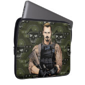 Suicide Squad | Rick Flag Comic Book Art Laptopschutzhülle (Vorne Rechts)