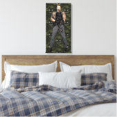 Suicide Squad | Rick Flag Comic Book Art Leinwanddruck (Insitu (Schlafzimmer))