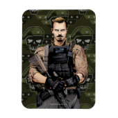 Suicide Squad | Rick Flag Comic Book Art Magnet (Vertikal)