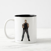 Suicide Squad | Rick Flag Comic Book Art Zweifarbige Tasse (Links)