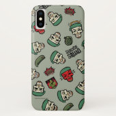 Suicide Squad | Rick Flag Emoji Muster Case-Mate iPhone Hülle (Rückseite)