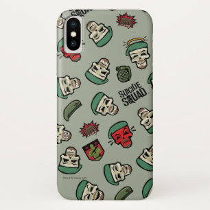 Suicide Squad   Rick Flag Emoji Muster Case-Mate iPhone Hülle