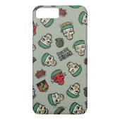 Suicide Squad | Rick Flag Emoji Muster Case-Mate iPhone Hülle (Rückseite)