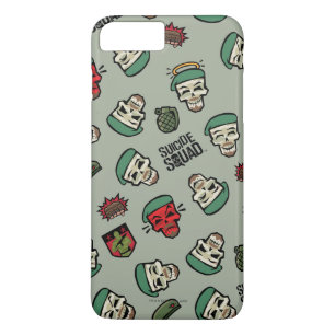 Suicide Squad   Rick Flag Emoji Muster Case-Mate iPhone Hülle