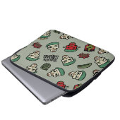 Suicide Squad | Rick Flag Emoji Muster Laptopschutzhülle (Vorne Knopf)