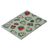 Suicide Squad | Rick Flag Emoji Muster Notizblock (Linke Seite)