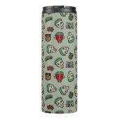 Suicide Squad | Rick Flag Emoji Muster Thermosbecher (Rückseite)