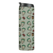 Suicide Squad | Rick Flag Emoji Muster Thermosbecher (Nach rechts gedreht)