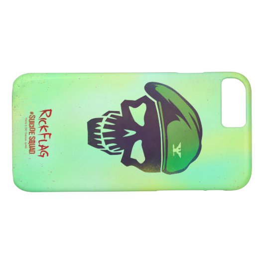 Suicide Squad | Rick Flag Head Icon Case-Mate iPhone Hülle (Rückseite (Horizontal))