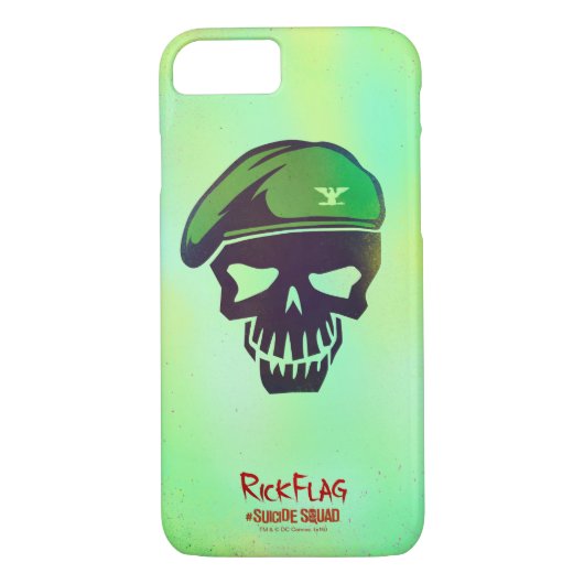 Suicide Squad | Rick Flag Head Icon Case-Mate iPhone Hülle (Rückseite)