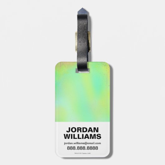 Suicide Squad | Rick Flag Head Icon Gepäckanhänger (Rückseite vertikal)