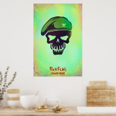 Suicide Squad | Rick Flag Head Icon Poster (Küche)