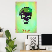 Suicide Squad | Rick Flag Head Icon Poster (Heimbüro)