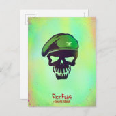 Suicide Squad | Rick Flag Head Icon Postkarte (Vorne/Hinten)