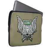 Suicide Squad | Rick Flag Winged Wappen Tattoo Art Laptopschutzhülle (Vorne Rechts)