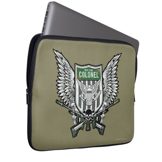 Suicide Squad | Rick Flag Winged Wappen Tattoo Art Laptopschutzhülle (Vorne Rechts)