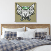Suicide Squad | Rick Flag Winged Wappen Tattoo Art Leinwanddruck (Insitu (Schlafzimmer))