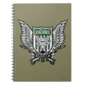 Suicide Squad | Rick Flag Winged Wappen Tattoo Art Notizblock (Vorderseite)