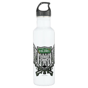 Suicide Squad   Rick Flag Winged Wappen Tattoo Art Trinkflasche