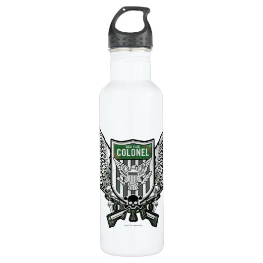 Suicide Squad | Rick Flag Winged Wappen Tattoo Art Trinkflasche (Vorderseite)
