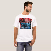 Suicide Squad | Rote und blaue Logos T-Shirt (Vorne ganz)