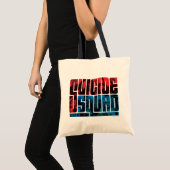 Suicide Squad | Rote und blaue Logos Tragetasche (Vorderseite (Produkt))