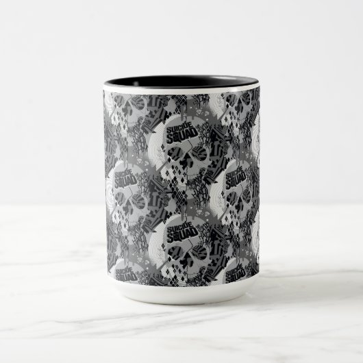 Suicide Squad | Schädelmuster Tasse (Zentrum)