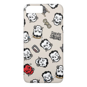 Suicide Squad   Slipknot Emoji Pattern iPhone 8 Plus/7 Plus Hülle