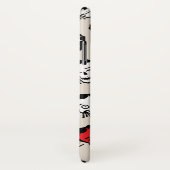 Suicide Squad | Slipknot Emoji Pattern Case-Mate iPhone Hülle (Hinten/Rechts)