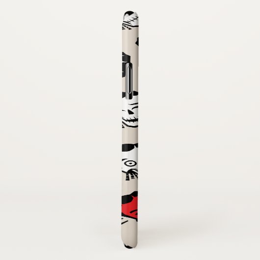 Suicide Squad | Slipknot Emoji Pattern Case-Mate iPhone Hülle (Hinten/Rechts)