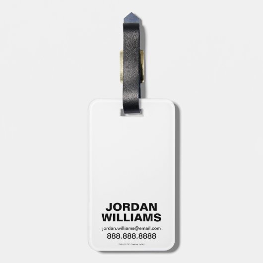 Suicide Squad | Slipknot Emoji Pattern Gepäckanhänger (Rückseite vertikal)