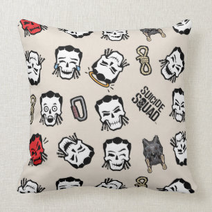 Suicide Squad   Slipknot Emoji Pattern Kissen