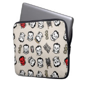 Suicide Squad | Slipknot Emoji Pattern Laptopschutzhülle (Vorderseite Links)