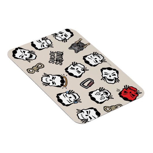 Suicide Squad | Slipknot Emoji Pattern Magnet (Rechte Seite)