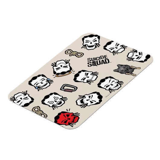 Suicide Squad | Slipknot Emoji Pattern Magnet (Linke Seite)