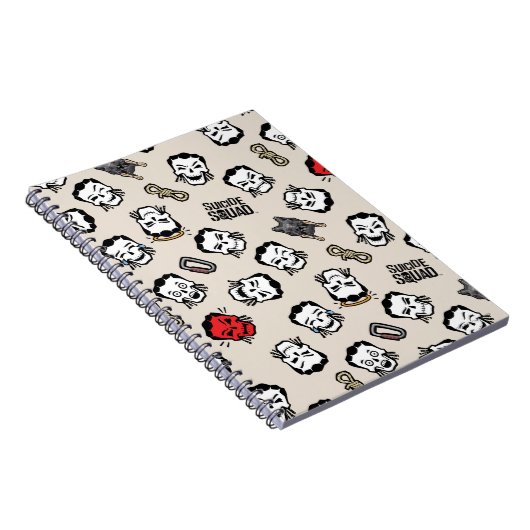 Suicide Squad | Slipknot Emoji Pattern Notizblock (Rechte Seite)