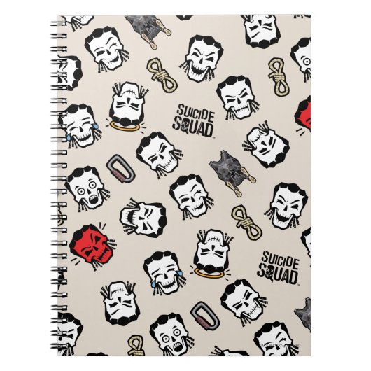 Suicide Squad | Slipknot Emoji Pattern Notizblock (Vorderseite)