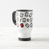 Suicide Squad | Slipknot Emoji Pattern Reisebecher (Vorderseite Links)