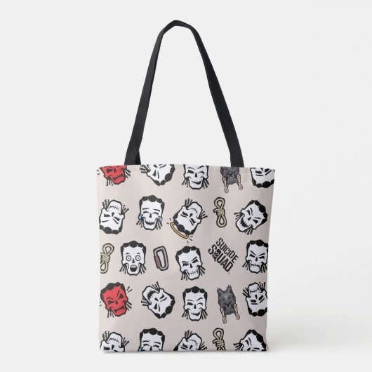 Suicide Squad | Slipknot Emoji Pattern Tasche (Rückseite)