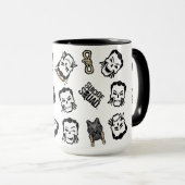 Suicide Squad | Slipknot Emoji Pattern Tasse (VorderseiteRechts)