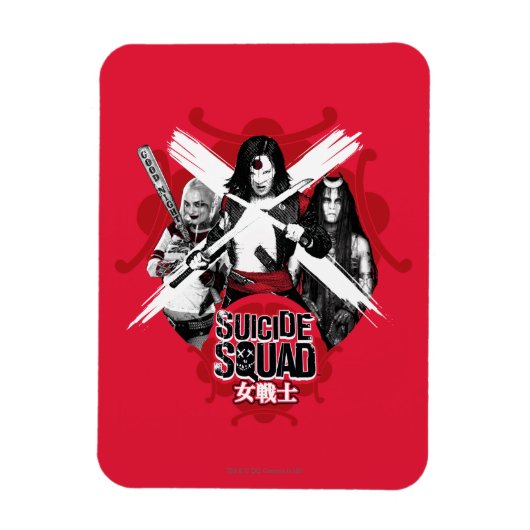 Suicide Squad | Squad Girls "Female Warrior" Magnet (Vertikal)