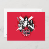 Suicide Squad | Squad Girls "Female Warrior" Postkarte (Vorne/Hinten)