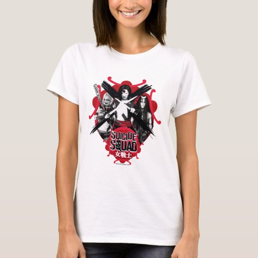 Suicide Squad | Squad Girls "Female Warrior" T-Shirt (Vorderseite)